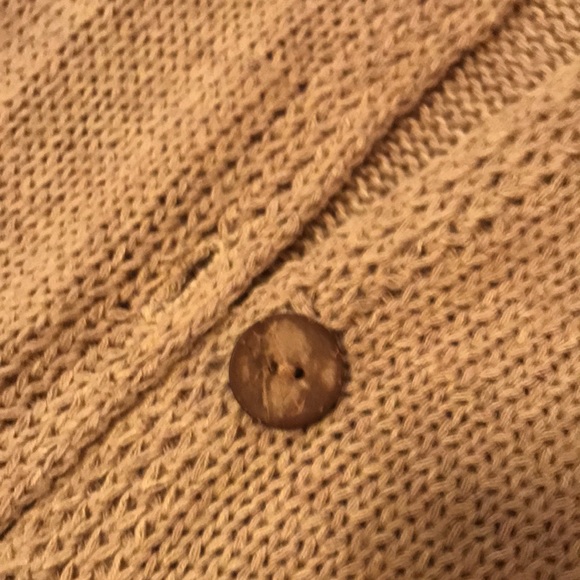 MissLook Cardigan, tan, size large - Picture 2 of 7